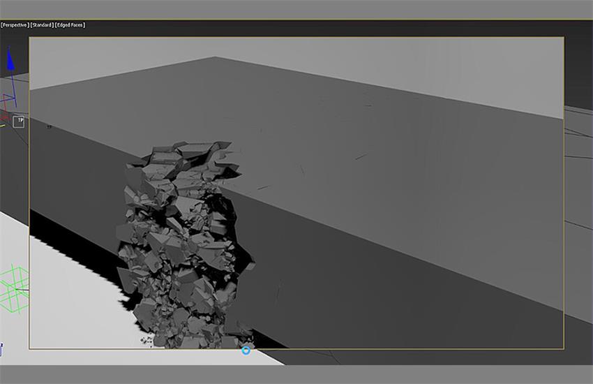 thinkingparticle基础教程之地面坍塌